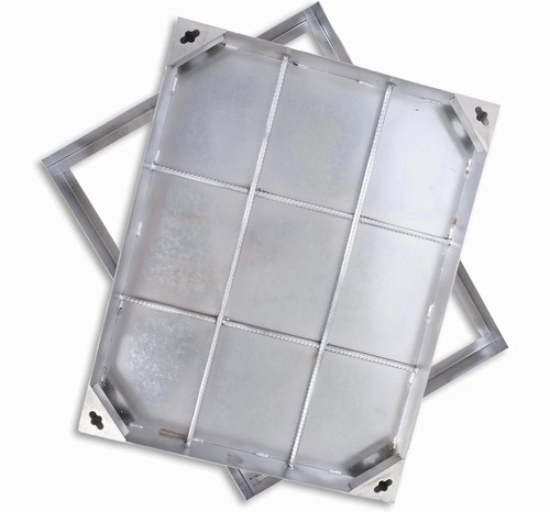 Concealed manhole cover frame - concealed,