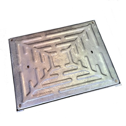 Locked sealed manhole cover - locked, &
