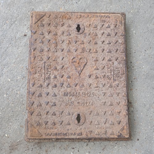 Cast iron manhole cover - manhole,