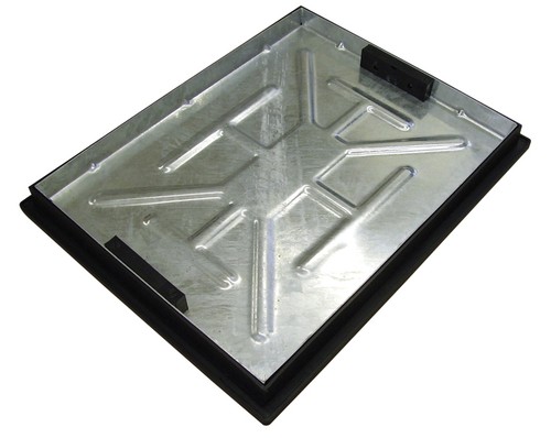 Recessed manhole cover - manhole, and