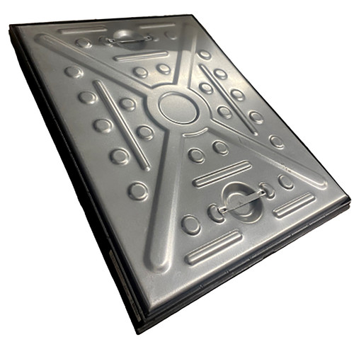 Underground galvanised manhole - galvanised,