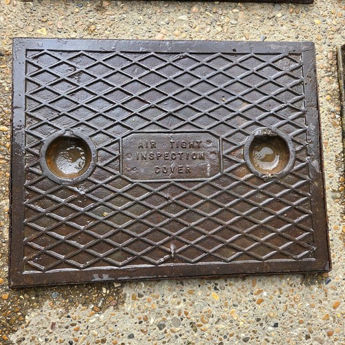 Cast iron manhole cover - cast,