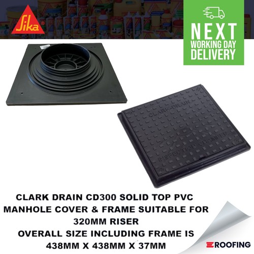 Clark drain cd300 solid top - drain,